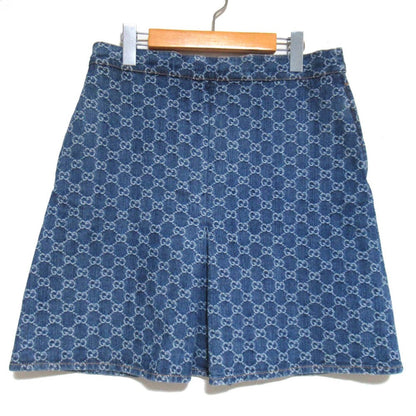 Gucci GG Denim Jacquard Mini Skirt