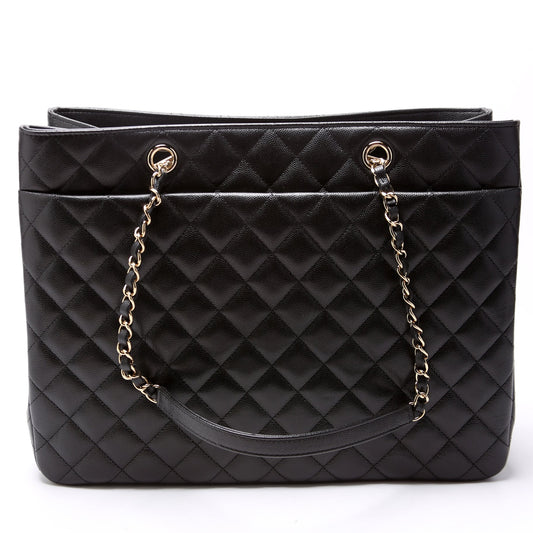 Chanel Classic CC Shopping Tote Caviar Bag