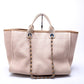 Chanel Deauville Canvas Tote Large Bag