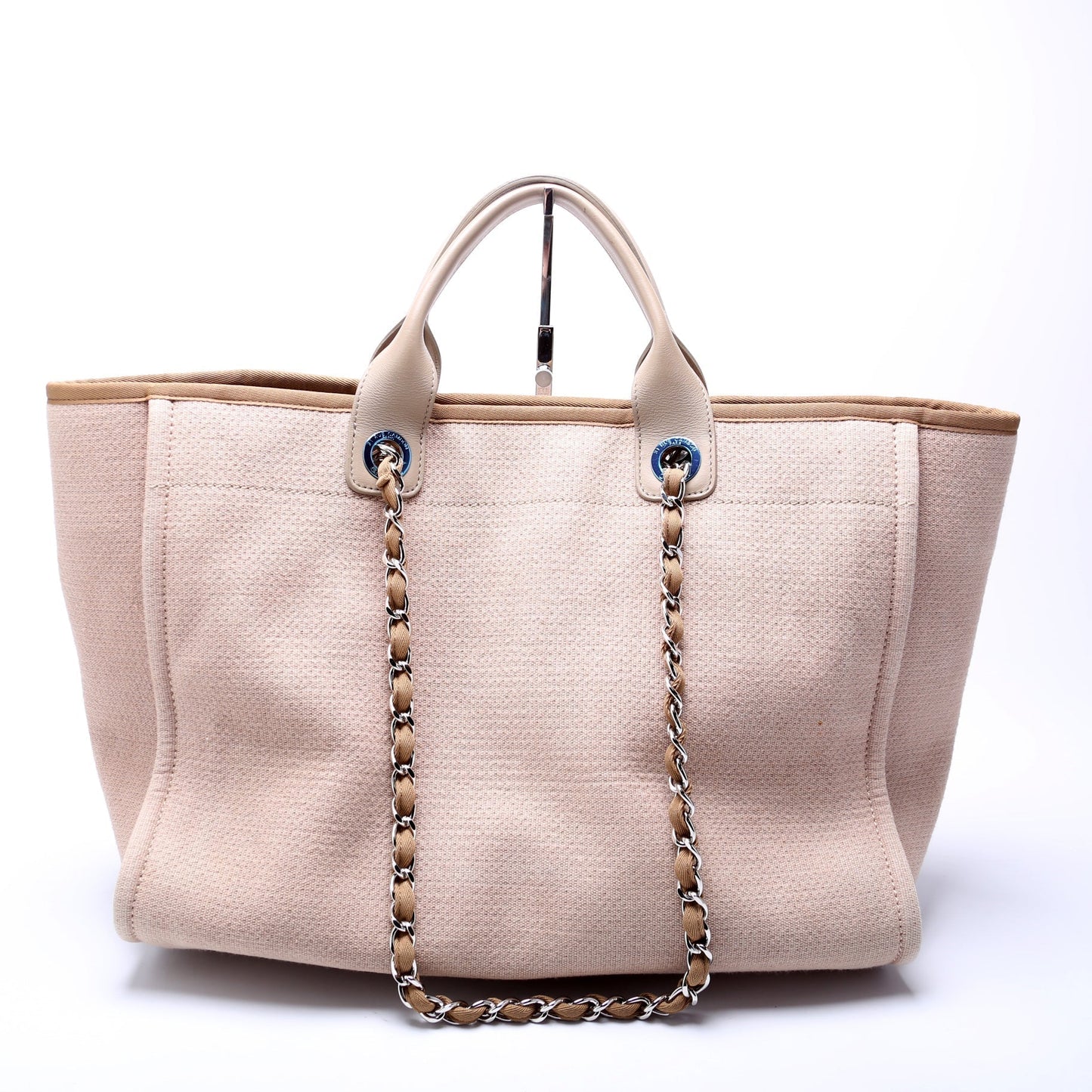 Chanel Deauville Canvas Tote Large Bag