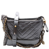 Chanel Gabrielle Hobo Small Metallic Calfskin 28M Bag