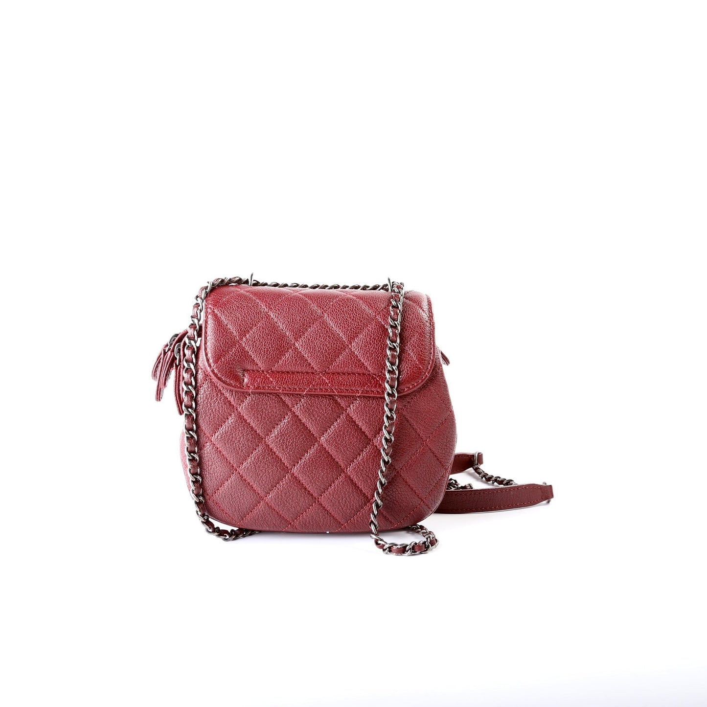 Chanel CC Waiter Flap Crossbody Goatskin 21M Bag