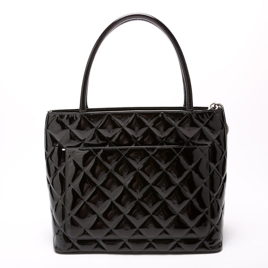 Chanel Medallion Tote Patent Bag