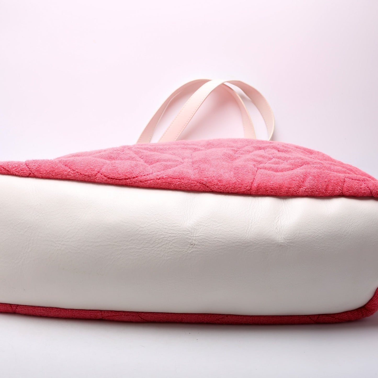 Chanel CC Terry Cotton Camellia Beach Tote Bag