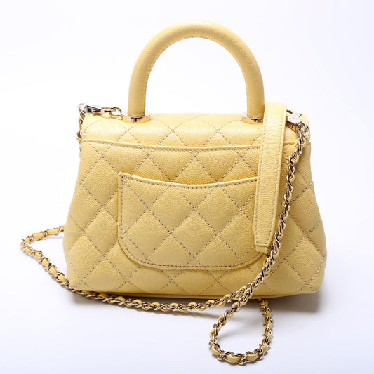 Chanel Coco Top Handle Mini Caviar Bag