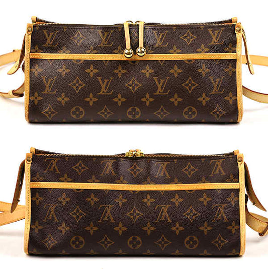 Louis Vuitton Popincourt Monogram Canvas Leather Shoulder Bag