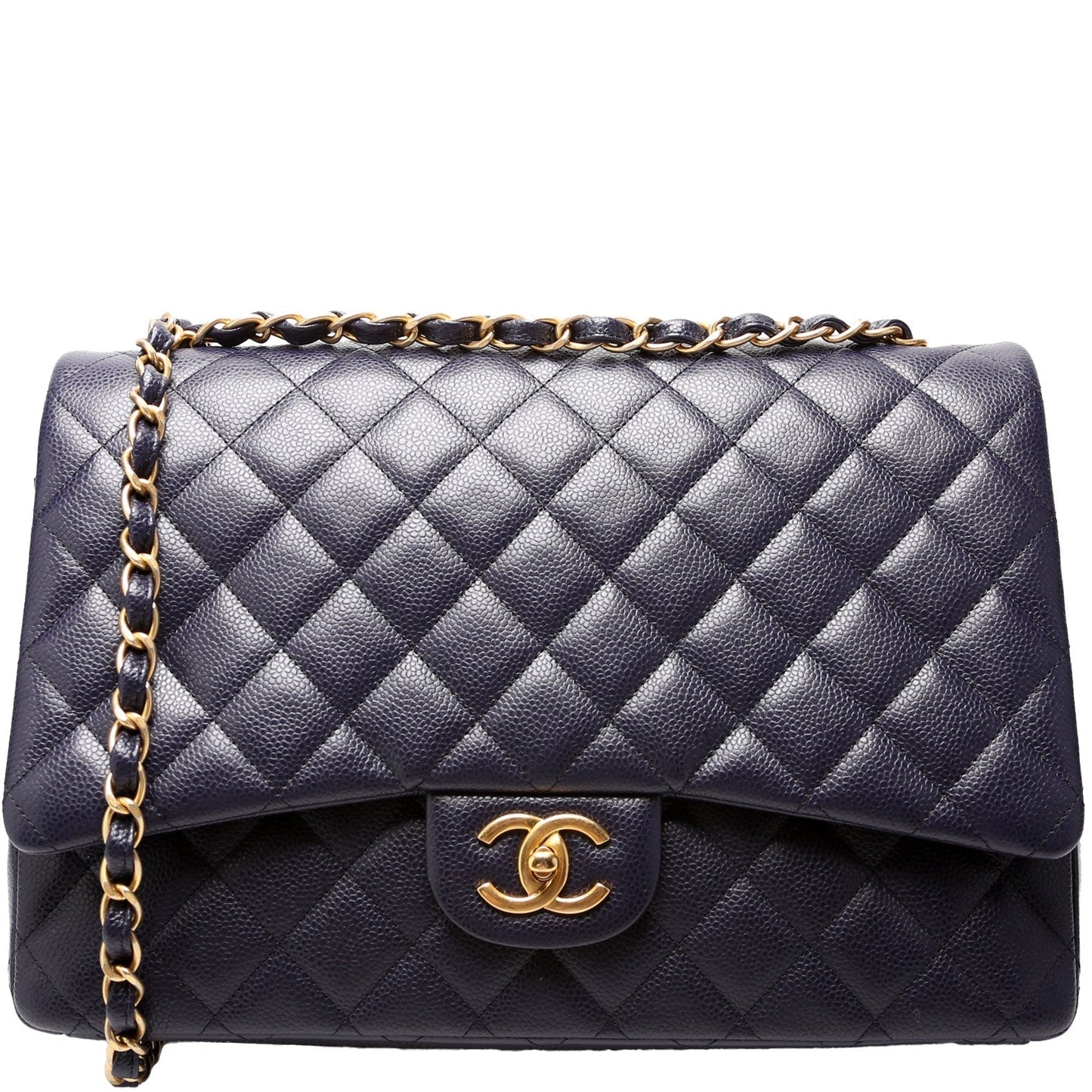 Chanel Classic Flap Maxi Caviar 21-24M Bag
