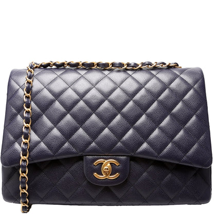 Chanel Classic Flap Maxi Caviar 21-24M Bag