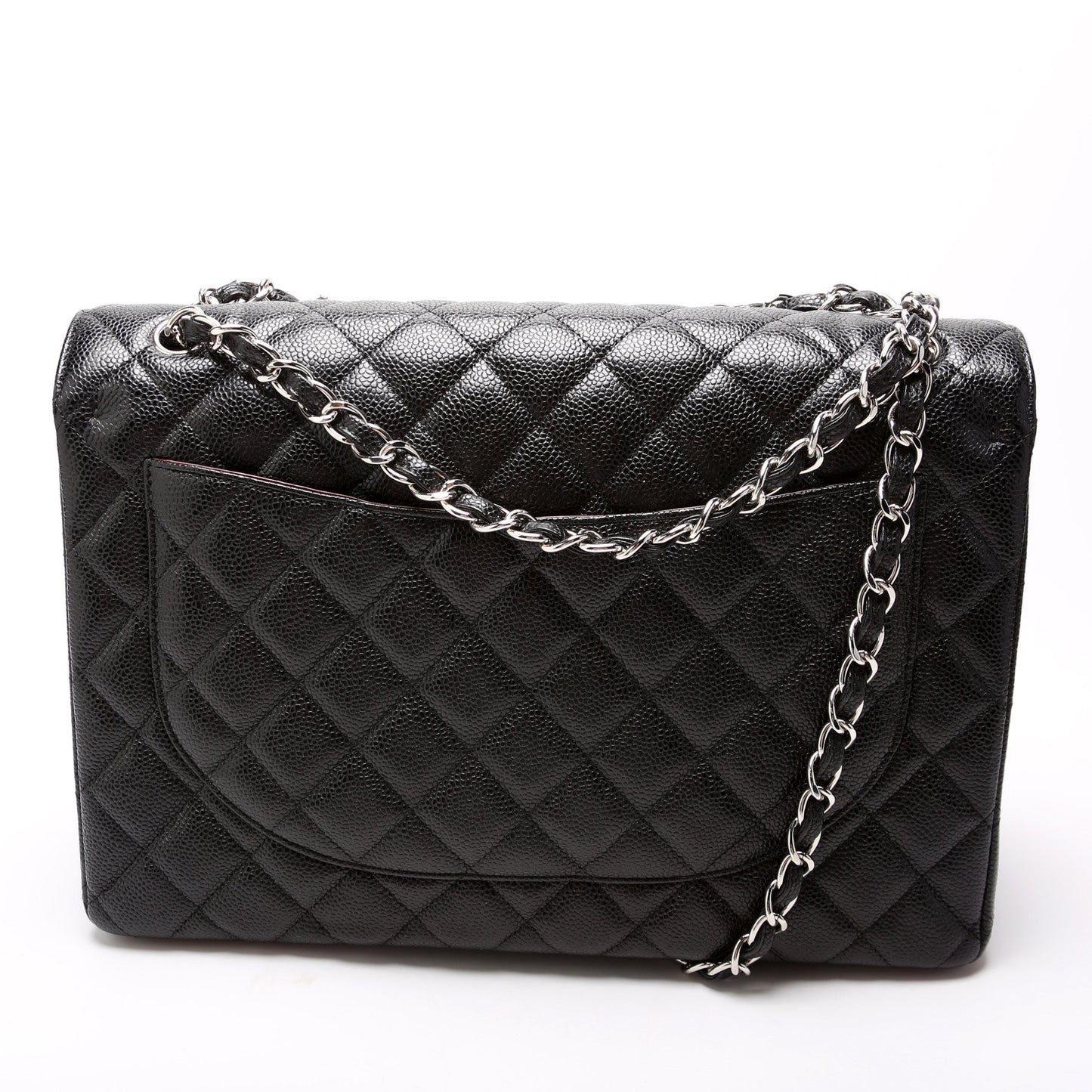Chanel Classic Flap Maxi Caviar 14-16M Bag