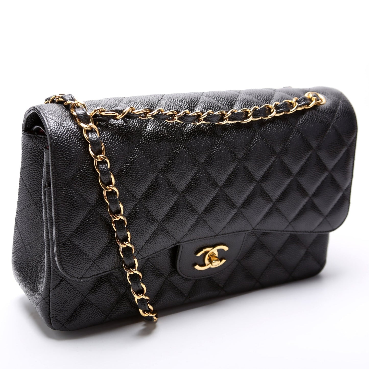 Chanel Classic Flap Jumbo Caviar 21-24M Bag