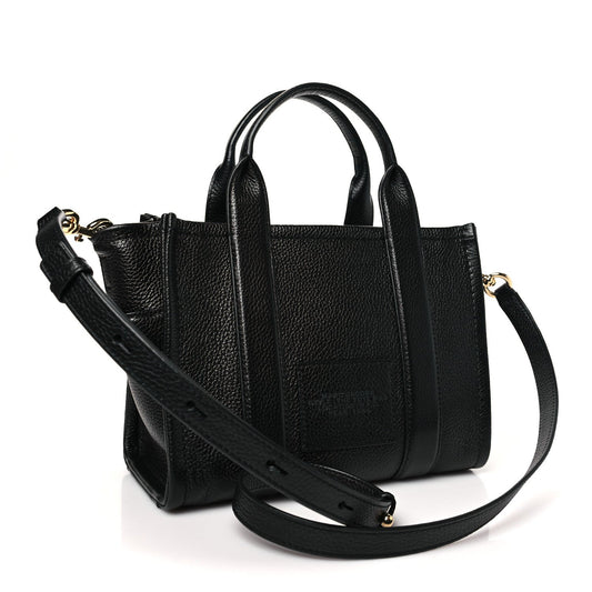 Marc Jacobs Grained Calfskin Small The Tote Bag Black