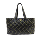 Chanel wild stitch fittings here mark handbag