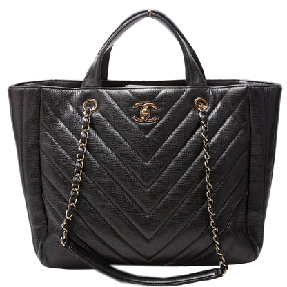 Chanel Chevron Statement Tote 24M Bag