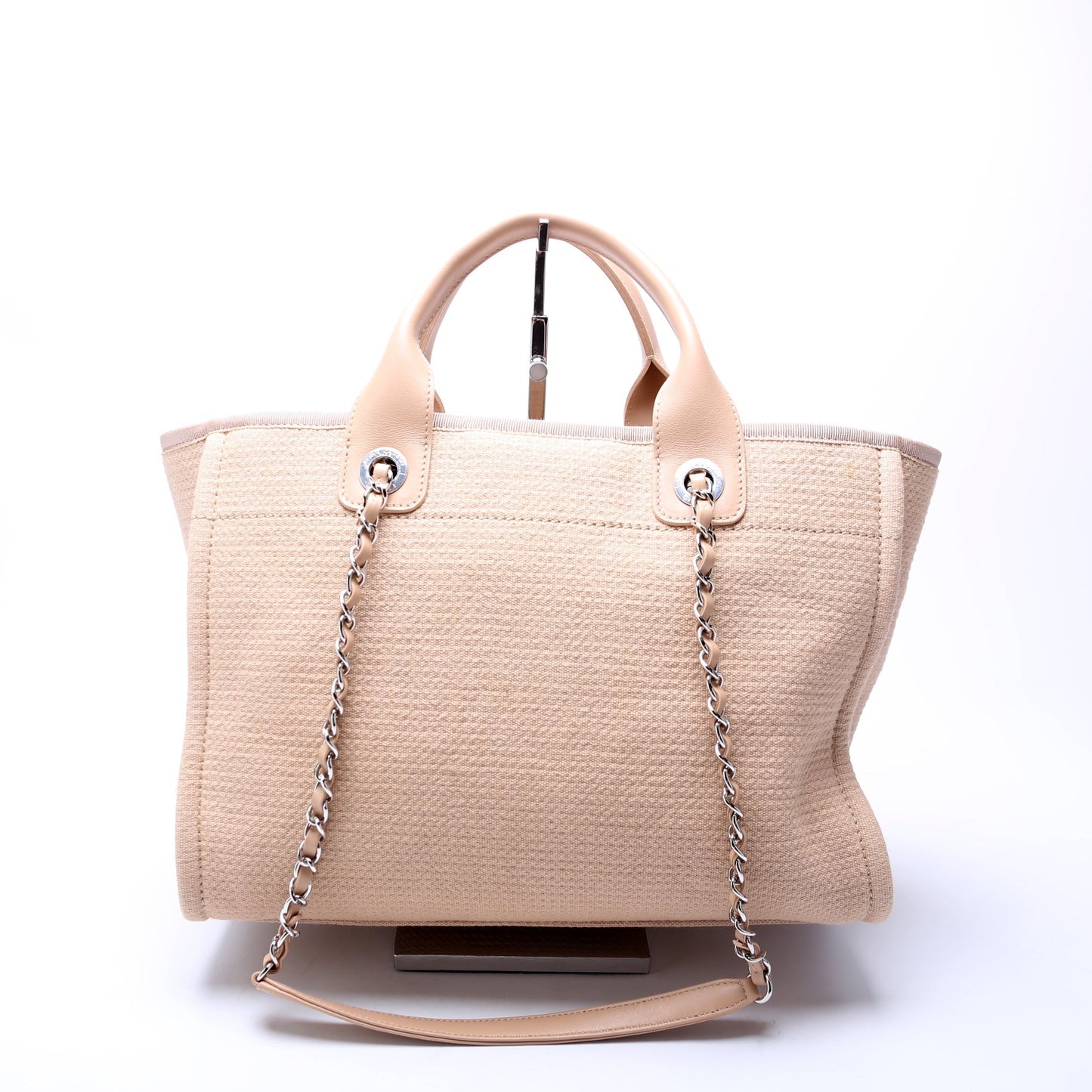 Chanel Deauville Small With Pouch Mixed Fibers Bag