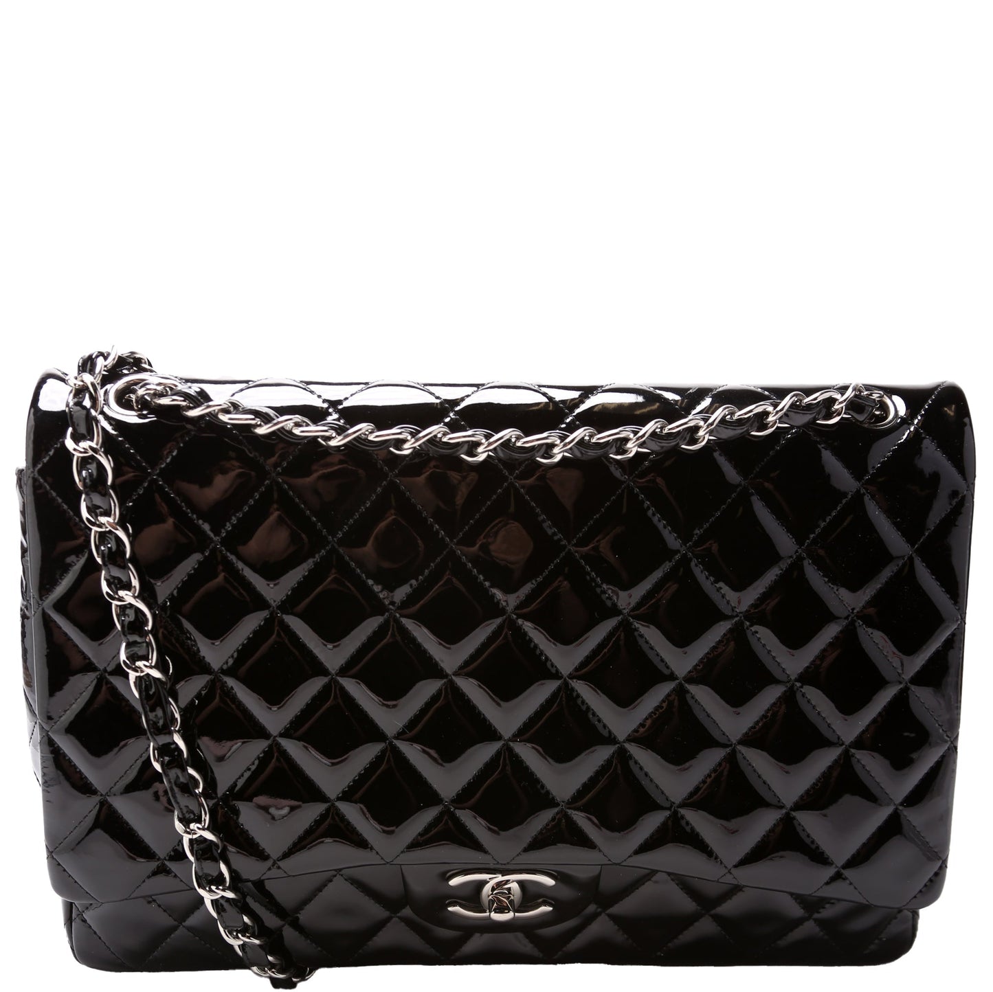 Chanel Classic Flap Maxi Patent 17-20M Bag