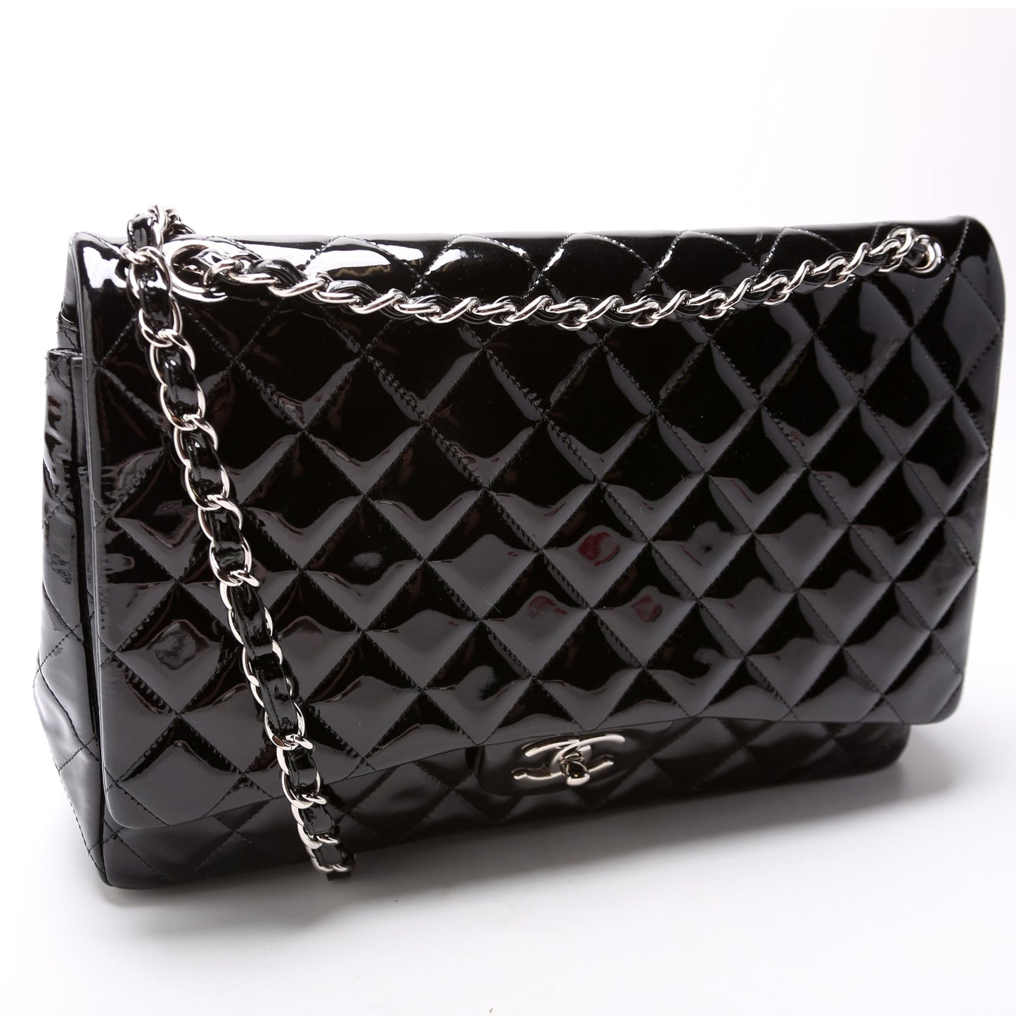 Chanel Classic Flap Maxi Patent 17-20M Bag