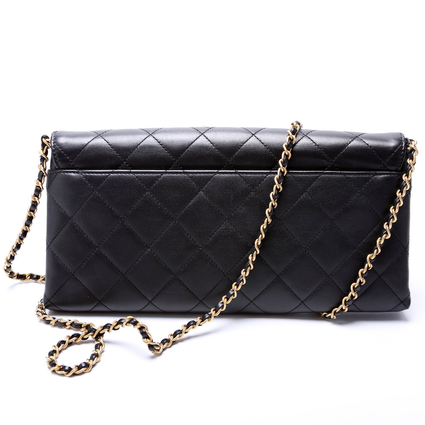 Chanel Enchained Quilted Calfskin Clutch 29M Bag