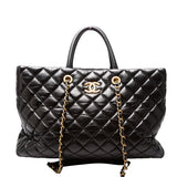 Chanel Coco Handle Shopping Tote Large Aged Calfskin 26M Bag