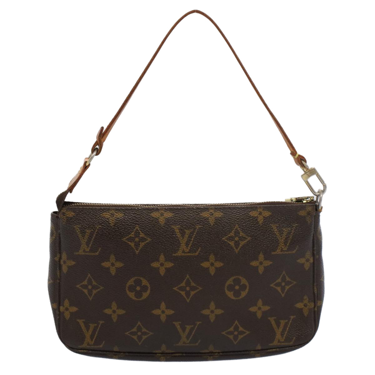 Louis Vuitton Pochette Accessoire  Canvas Clutch Bag