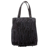 Chanel CC Suede Fringe   Mini Tote 6m Bag