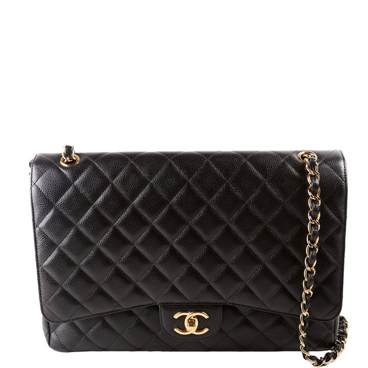 Chanel Classic Flap Maxi Caviar 17-20M Bag