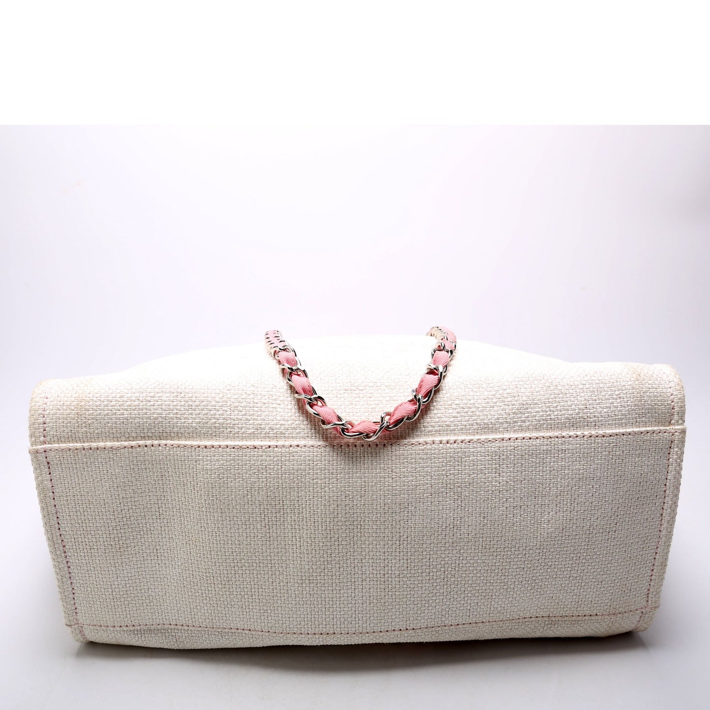 Chanel Deauville Medium Mixed Fibers 21M Pink Bag