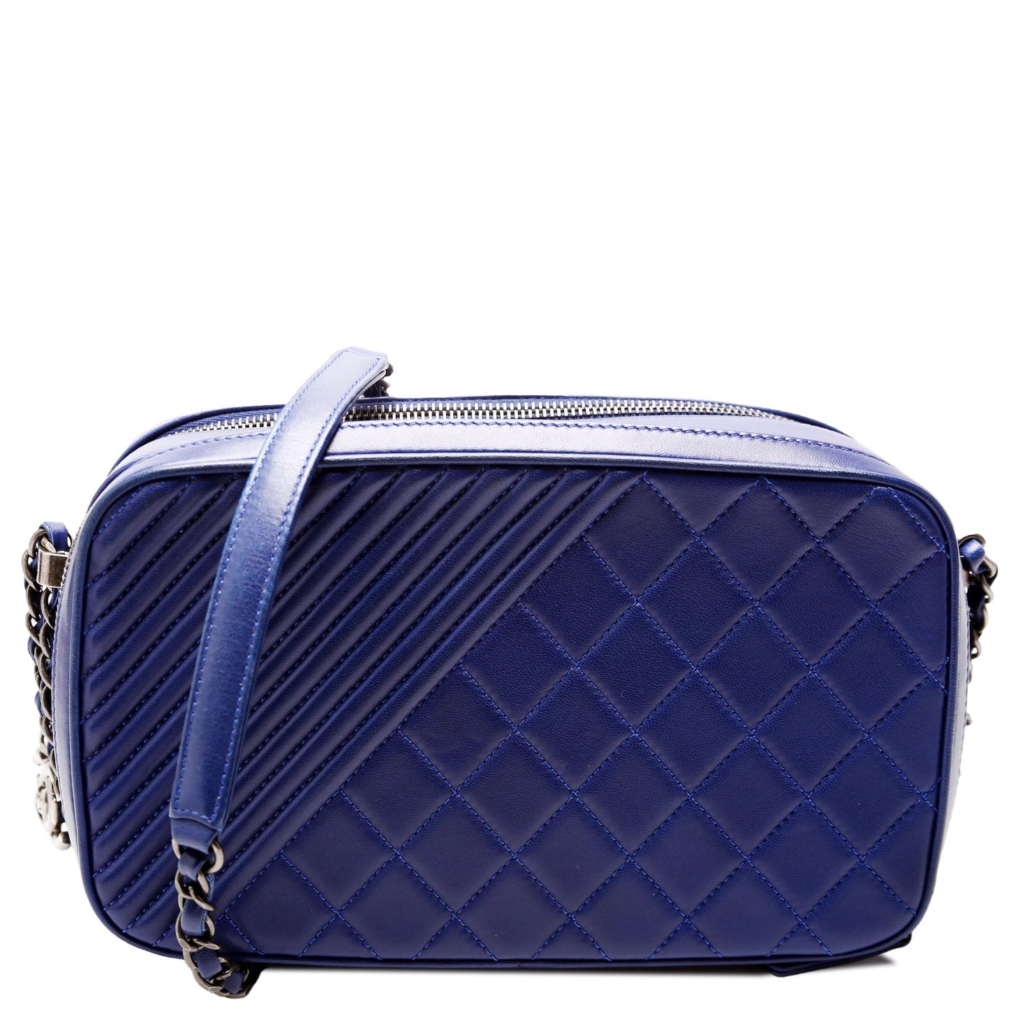 Chanel Coco Boy Small Camera Quilted Lambskin 20M Bag