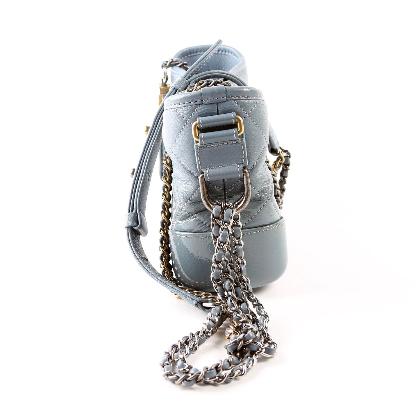 Chanel Gabrielle Hobo Small Calfskin 25M Blue Bag