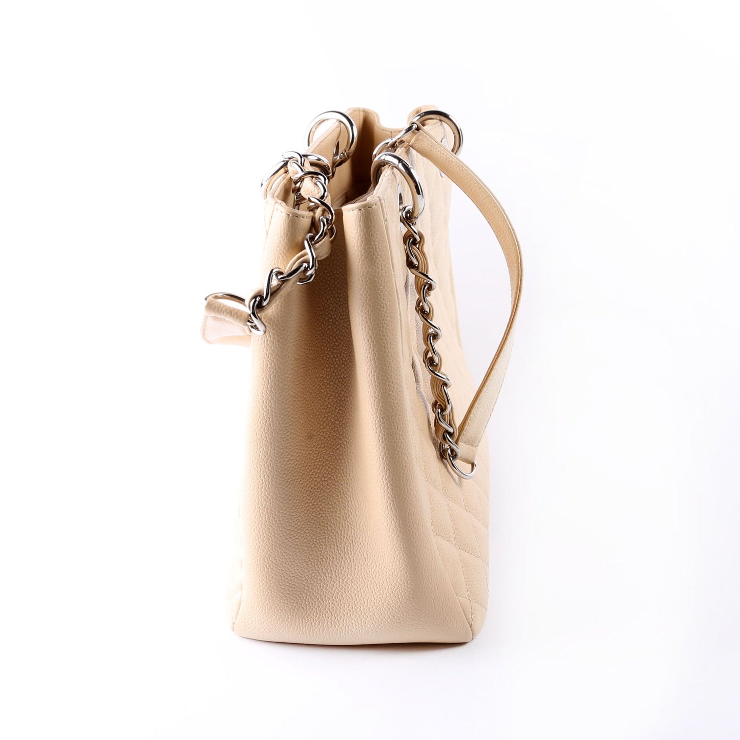 Chanel Grand Shopping Tote Caviar Beige Bag