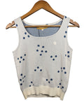 Christian Dior Polka Dot Sleeveless Sweater