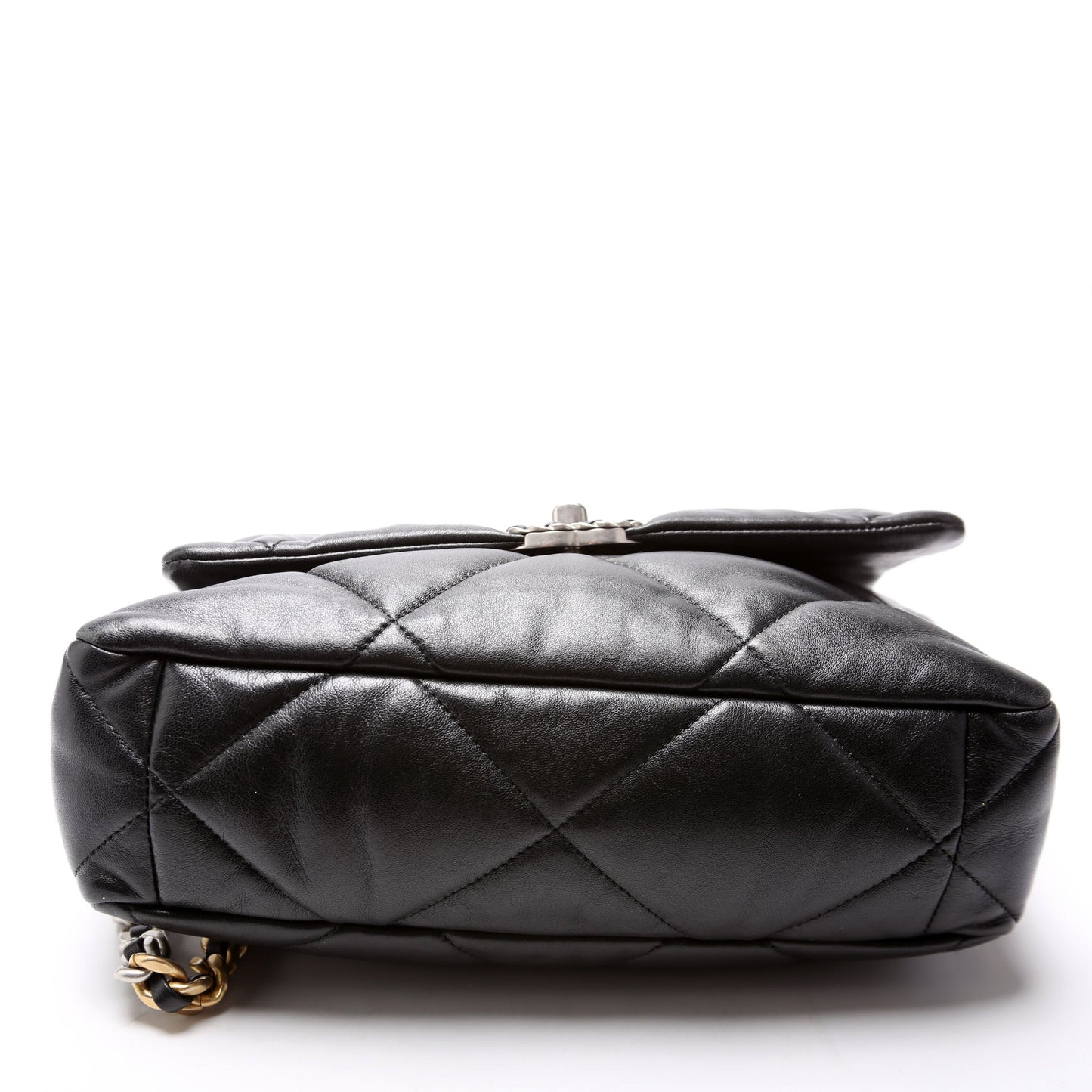 Chanel Quilted Goatskin 19 Large Flap RFID Black Bag