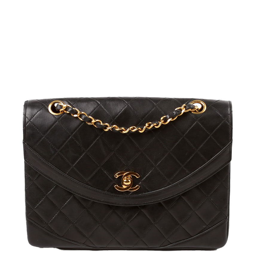 Chanel CC Flap Shoulder Quilted Lambskin   0M Bag