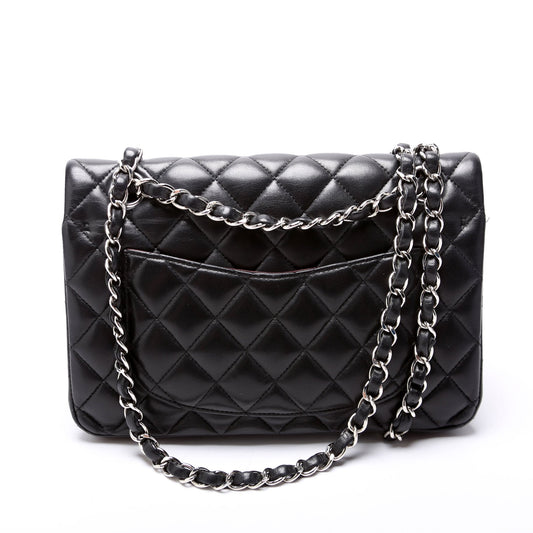 Chanel Classic Flap Small Lambskin 25-28M Black Bag