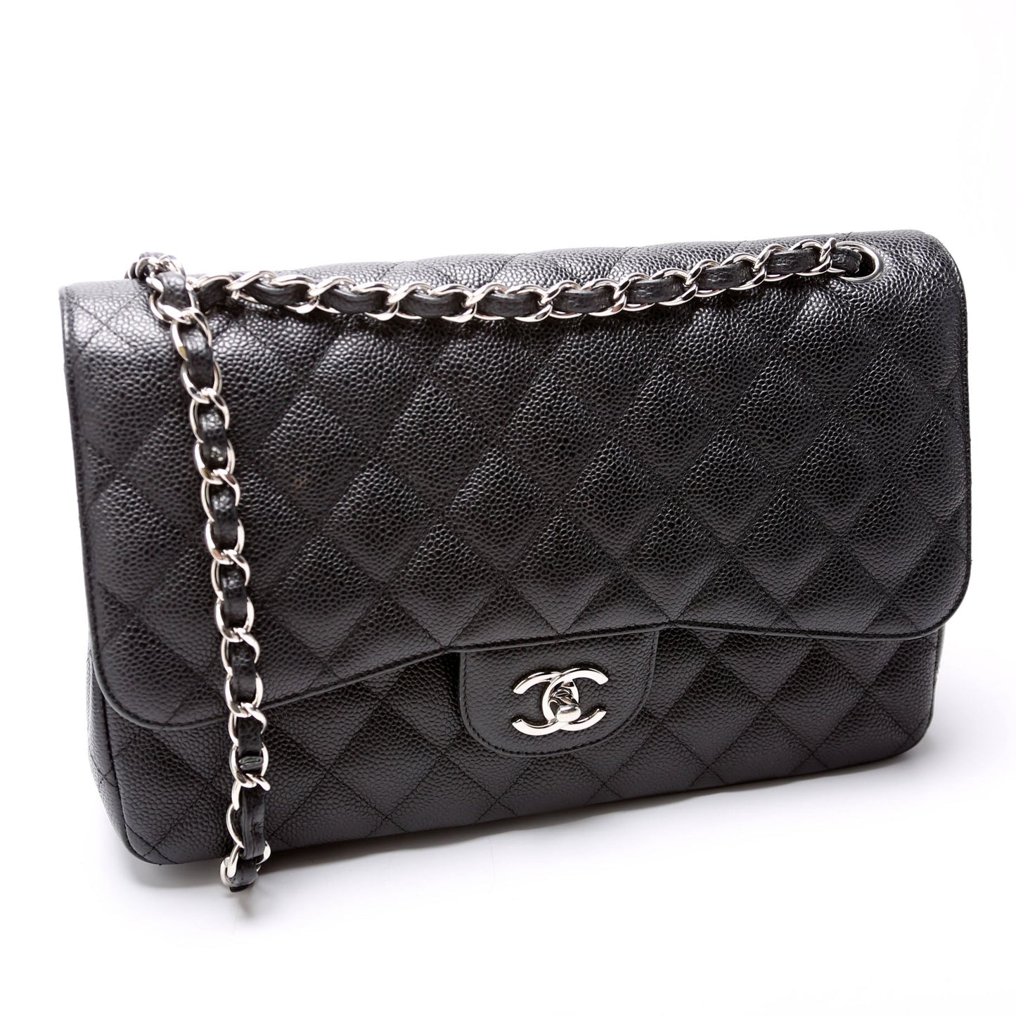 Chanel Classic Flap Jumbo Caviar 25-28M Bag