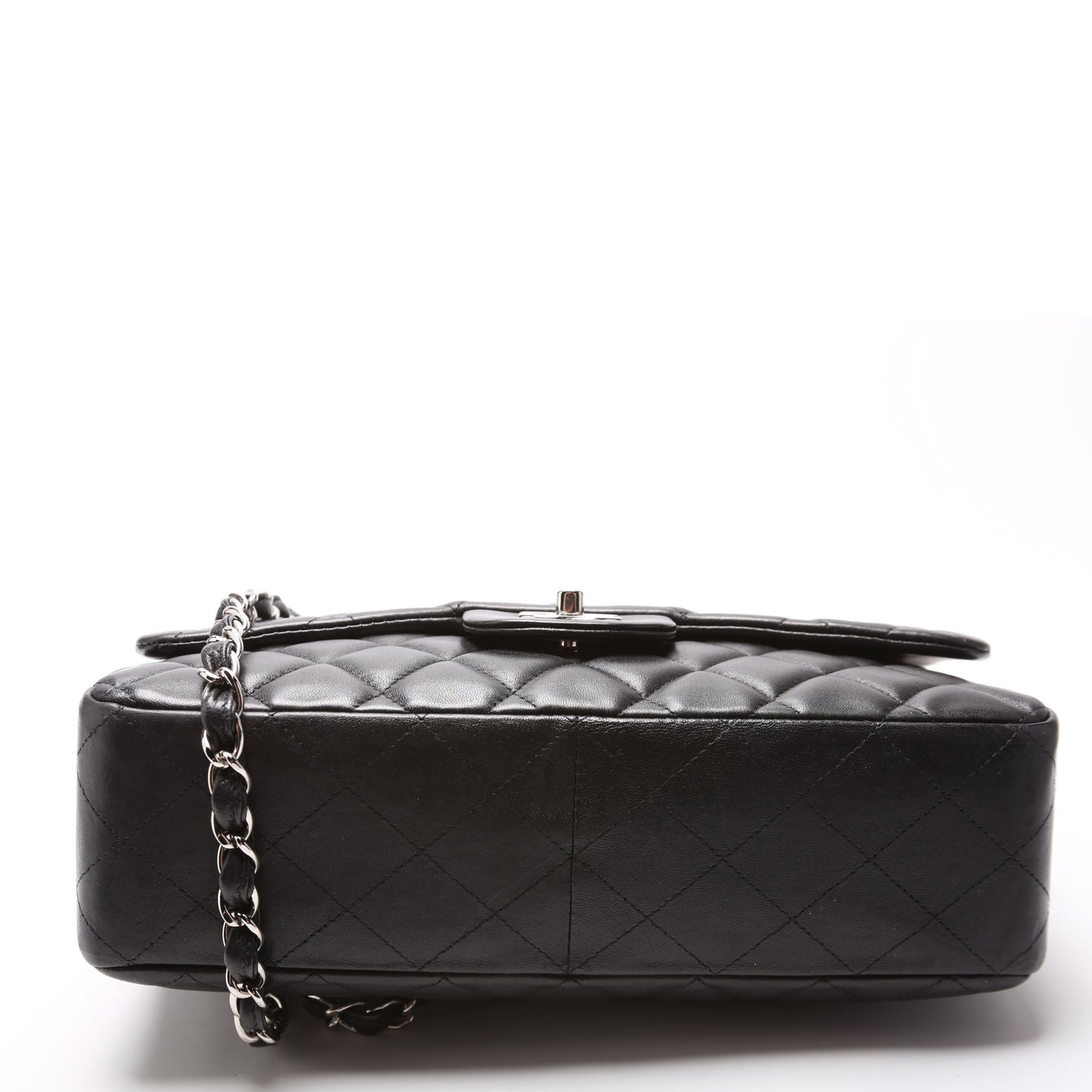 Chanel Classic Flap Jumbo Lambskin 14-16M Black Bag