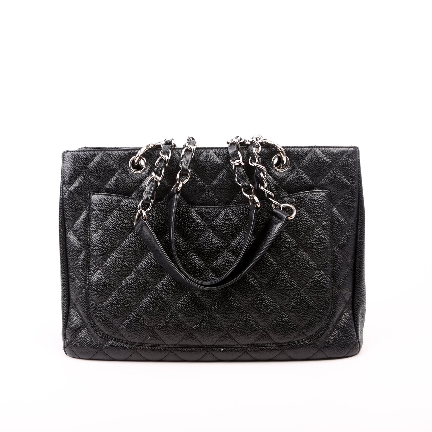 Chanel Grand Shopping Tote Caviar Black Bag