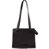 Chanel Logo   Small Tote Black Bag