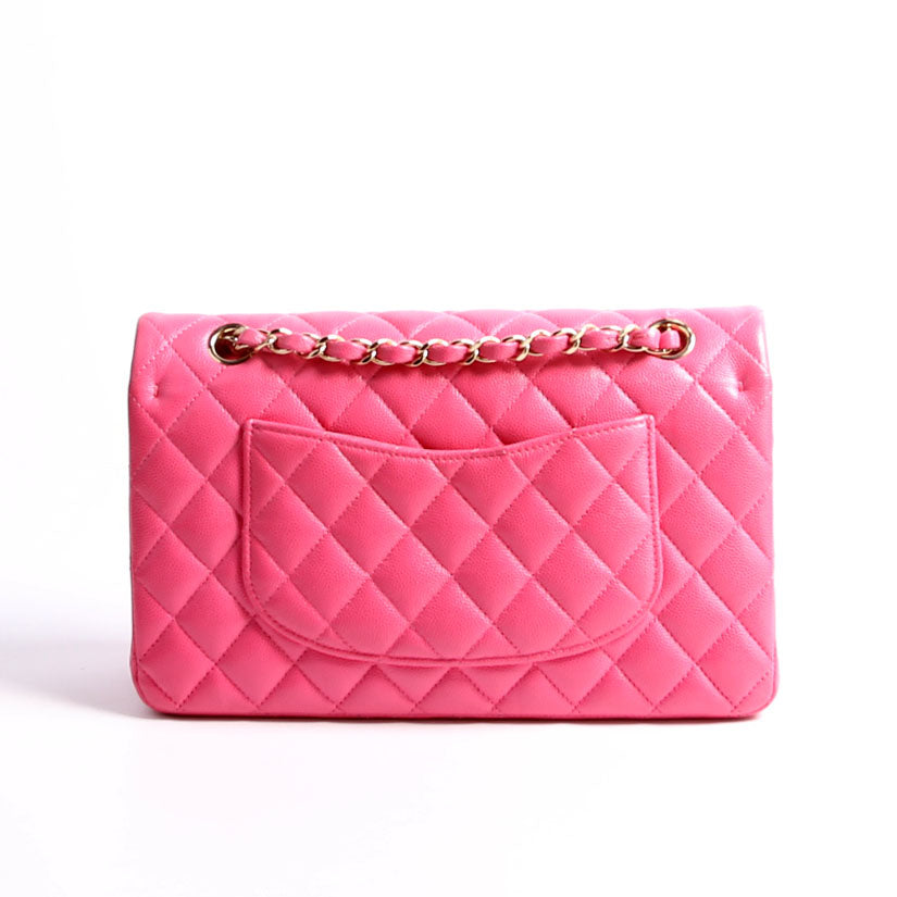 Chanel Classic Flap Medium Caviar 30M Pink Bag