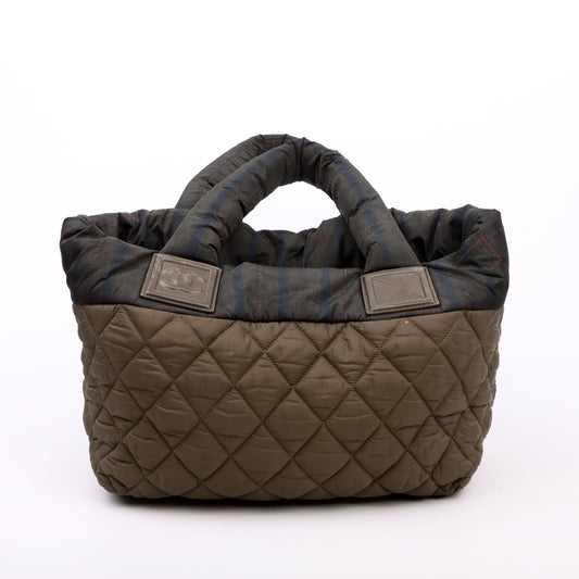 Chanel Coco Cocoon Nylon Small Green Bag