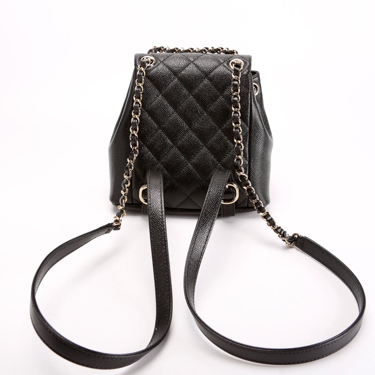 Chanel Duma Pocket Mini Backpack Caviar RFID Black Bag
