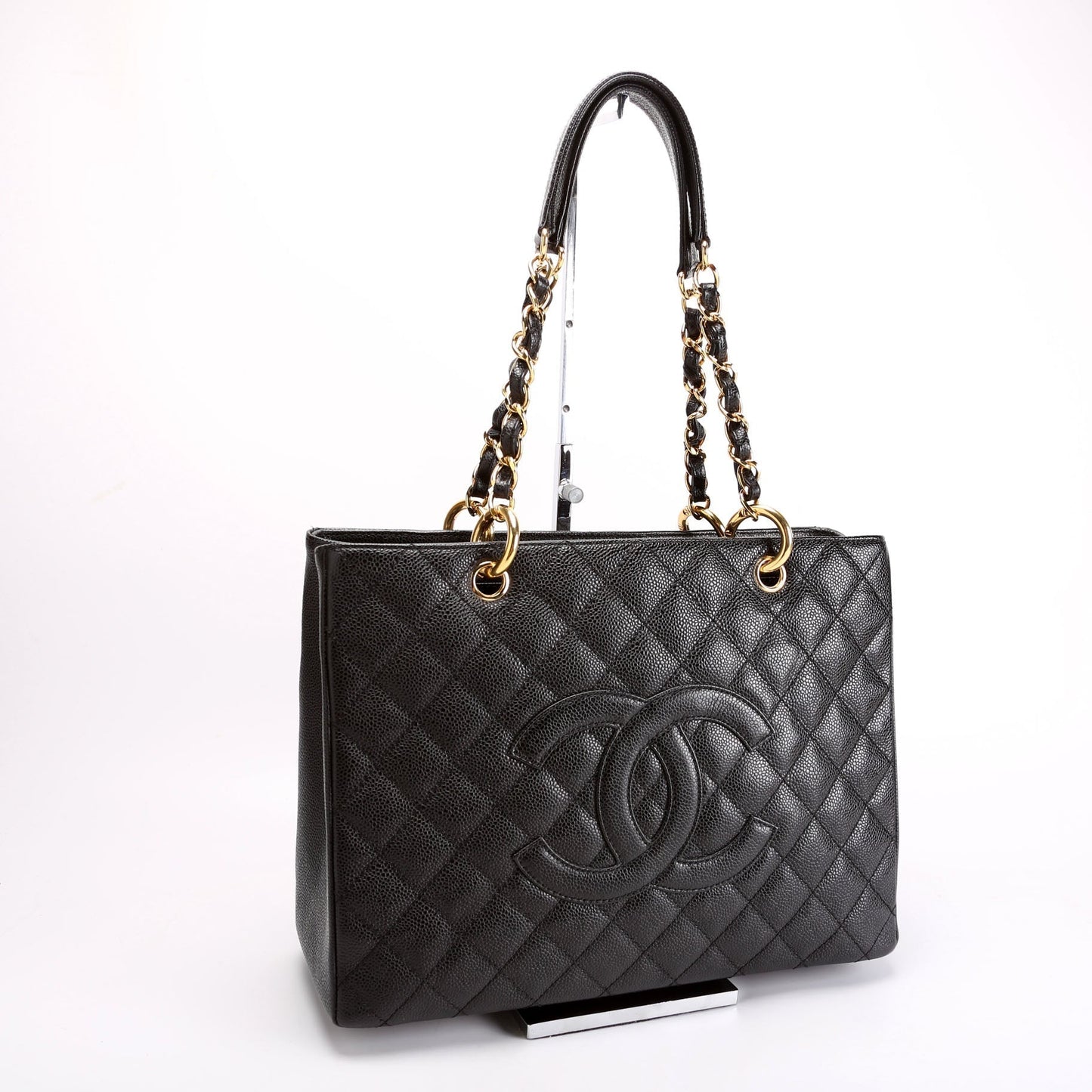 Chanel Grand Shopping Tote Caviar Black Bag