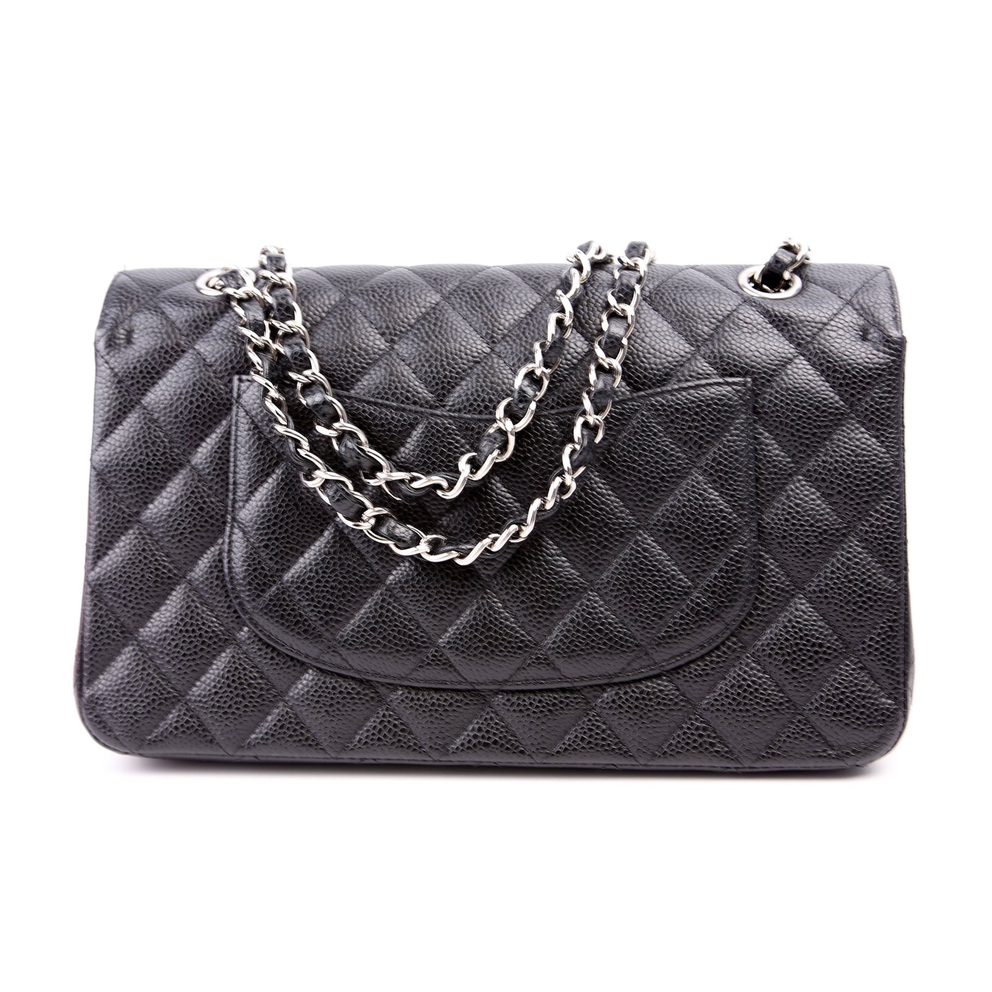 Chanel Classic Flap Medium Caviar Black Bag