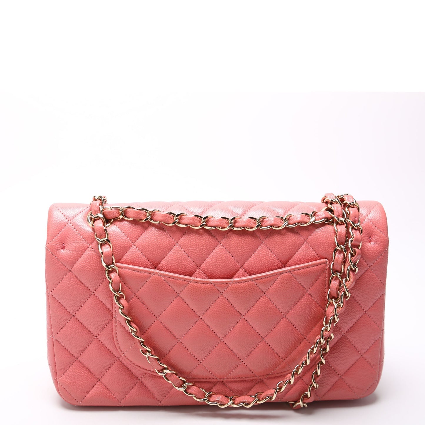 Chanel Classic Flap Medium Caviar 25-28M Pink Bag