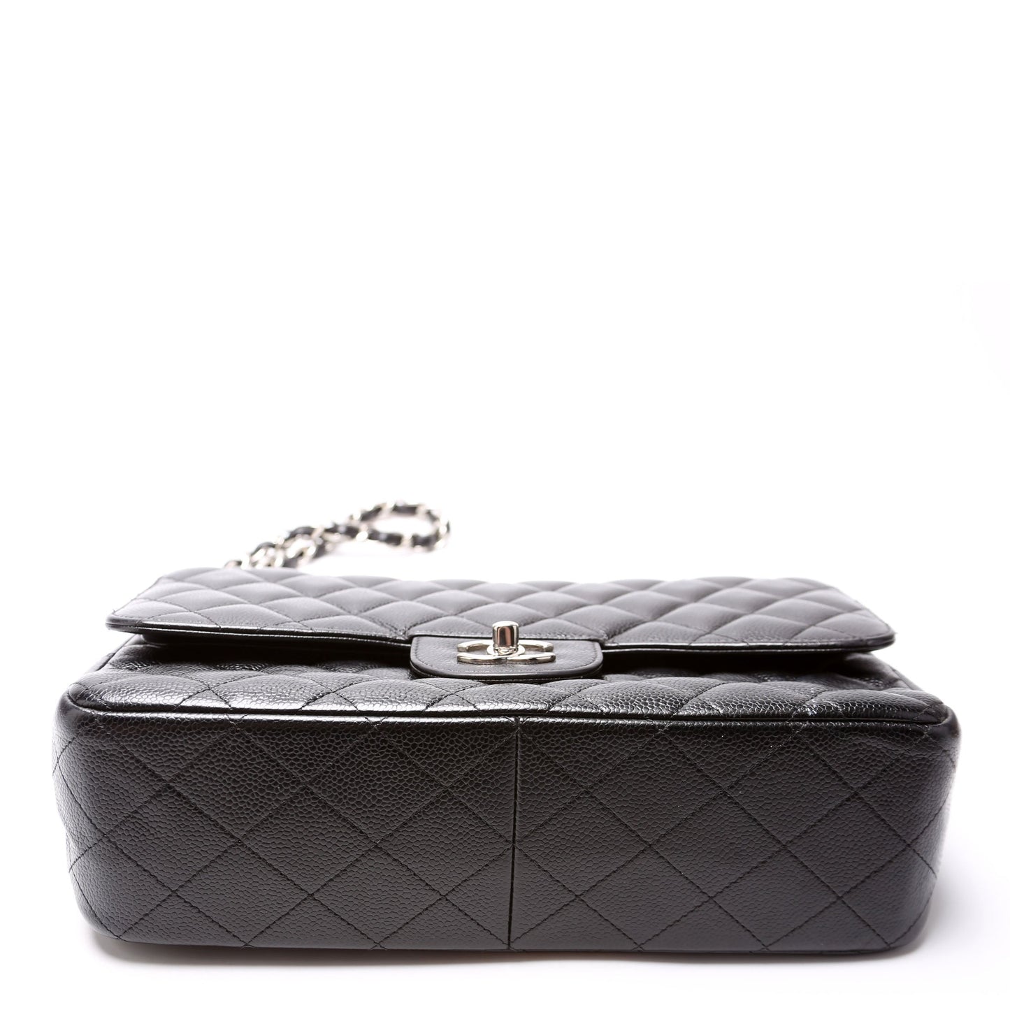 Chanel Classic Flap Jumbo Caviar 21-24M Black Bag
