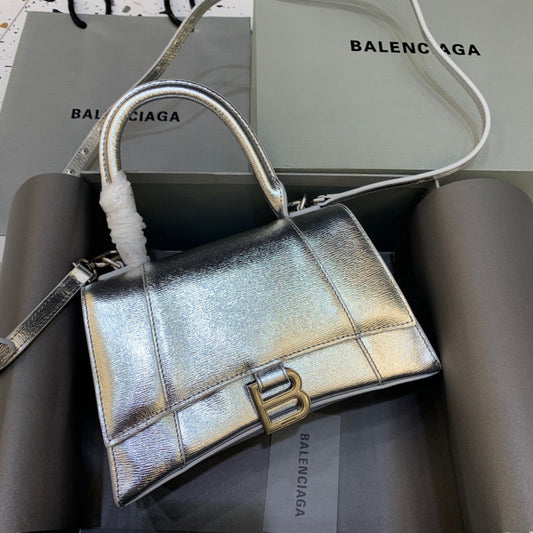 BLN-Ciaga Hourglass Small Handbag In SliTLM -, For Women,  Bags 9in/23cm