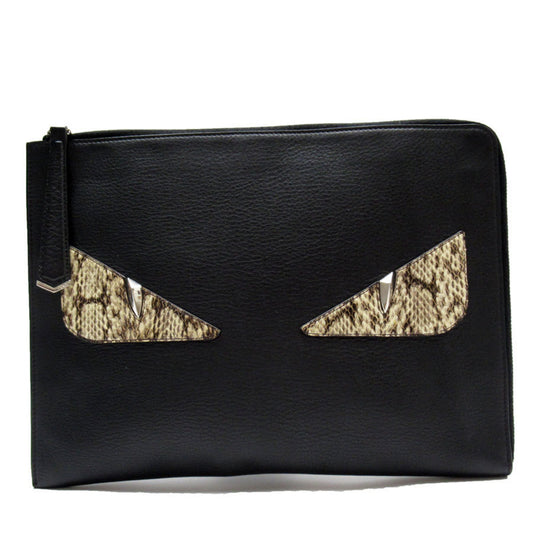Fendi   Leather Clutch Bag (Pre-Owned)
