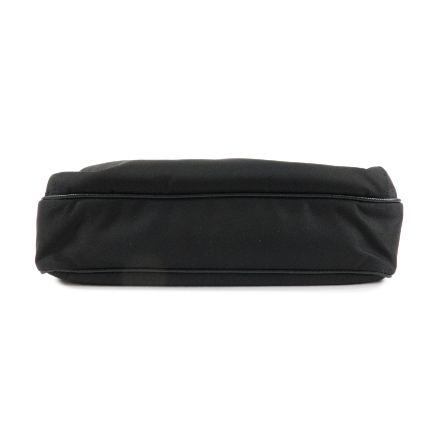 PRADA Triangle Logo Nylon Shoulder Bag Messenger Bag Black 2VH953  d