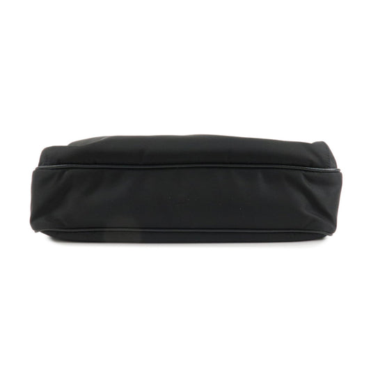 PRADA Triangle Logo Nylon Shoulder Bag Messenger Bag Black 2VH953  d