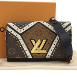 Louis Vuitton Twist  Leather Clutch Bag