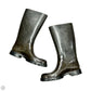 Boots Luxury Designer By Gucci In Brown, Size: 6.5